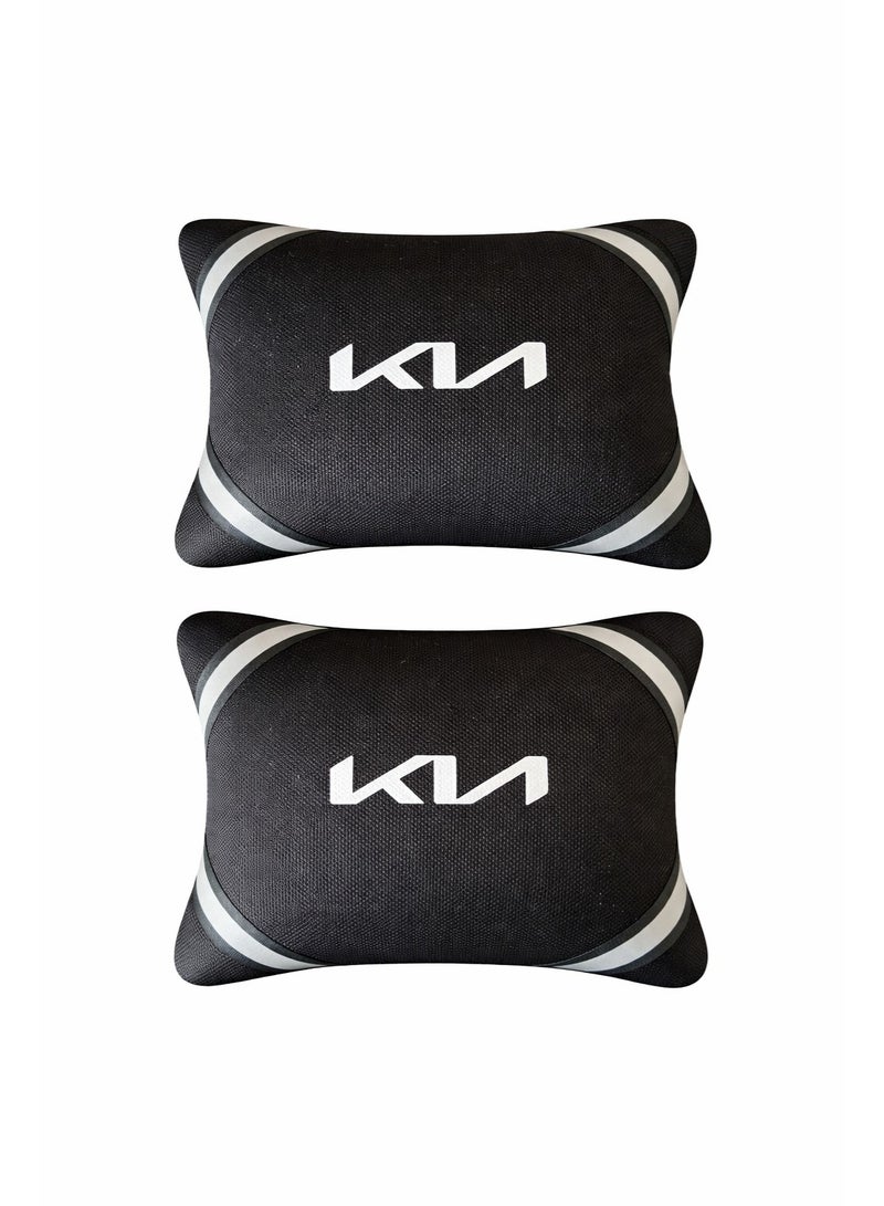 KIA Pair of Car Neck Support Pillows – Compatible with Kia - Image 2
